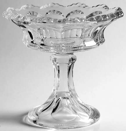 Colonial Clear (Stem 300, 300-1-2) Footed Open Jam/Jelly