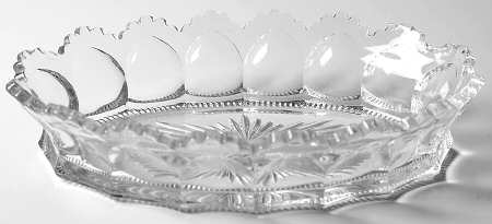 Colonial Clear (Stem 300, 300-1-2) 9" Oval Bowl