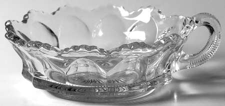 Colonial Clear (Stem 300, 300-1-2) 6" 1 Handled Nappy