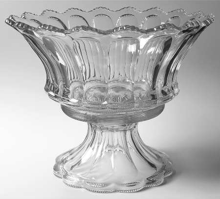 Colonial Clear (Stem 300, 300-1-2) Punch Bowl with Stand