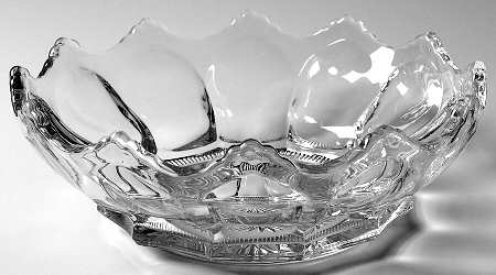 Colonial Clear (Stem 300, 300-1-2) 10" Shallow Nappy
