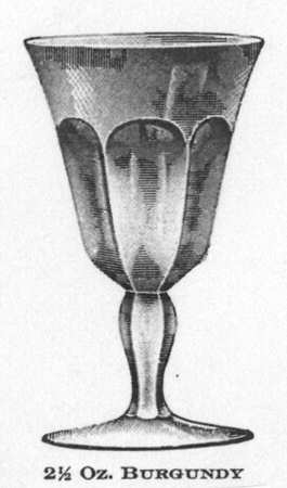 Colonial Clear (Stem 359, Non Optic) Burgundy Wine