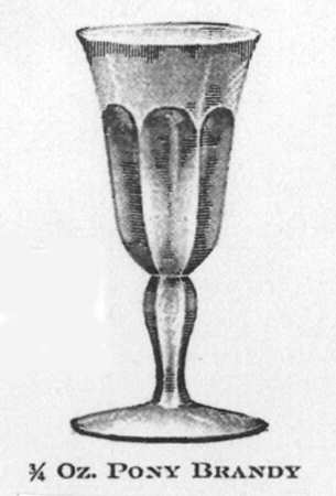 Colonial Clear (Stem 359, Non Optic) Pony Brandy Glass
