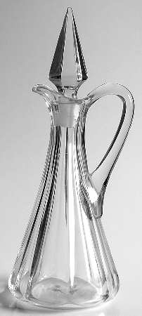 Medium Flat Panel (Stem #353) 6 Oz Cruet & Stopper
