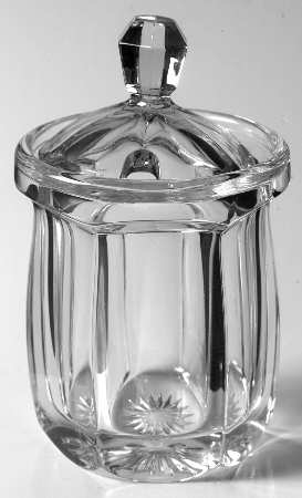 Medium Flat Panel (Stem #353) Marmalade & Lid