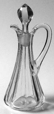 Medium Flat Panel (Stem #353) 4 Oz Cruet & Stopper
