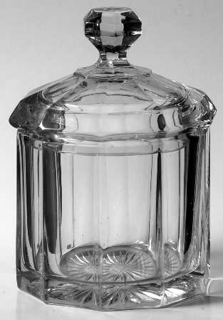 Medium Flat Panel (Stem #353) Sugar Bowl & Lid