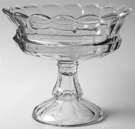 Continental (Stem 339, Colonial) Round Compote (Height X Width)
