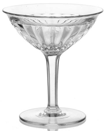 Coarse Rib Clear Champagne/Tall Sherbet