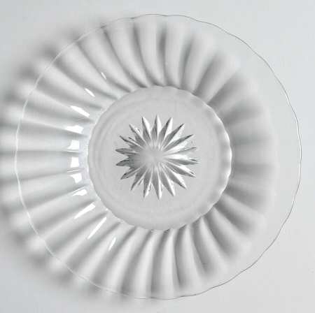 Coarse Rib Clear 4" Bread & Butter Plate