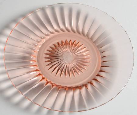Coarse Rib Pink (Flamingo) 7" Salad Plate