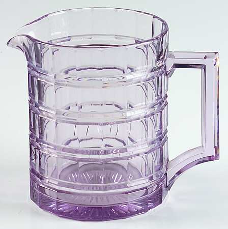 Cross Lined Flute 32 Oz Pitcher