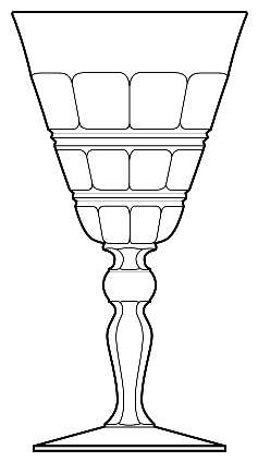 Cross Lined Flute