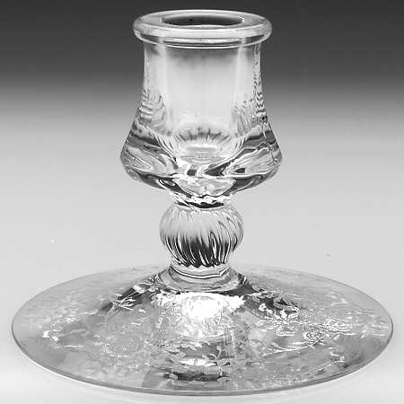 Crinoline Single Light Candlestick
