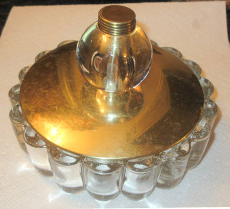 Crystolite (Pressed & Thin Blown) 3-Part Candy Box with Lid
