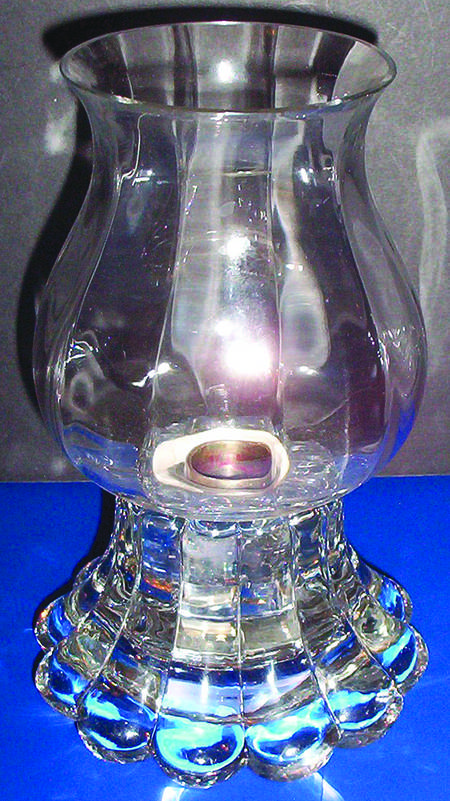 Crystolite (Pressed & Thin Blown) 6" Hurricane Lamp & Globe