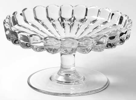 Crystolite (Pressed & Thin Blown) Cheese Stand