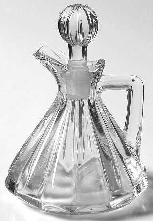 Crystolite (Pressed & Thin Blown) Cruet & Stopper