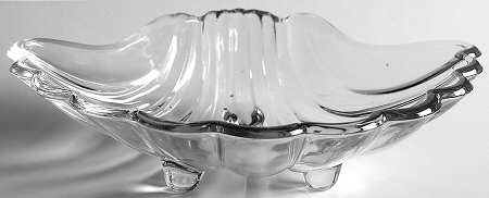 Crystolite (Pressed & Thin Blown) Shell-Shape Open Candy Dish