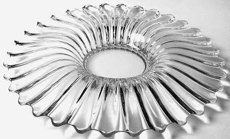 Crystolite (Pressed & Thin Blown) 13" Gardenia Bowl