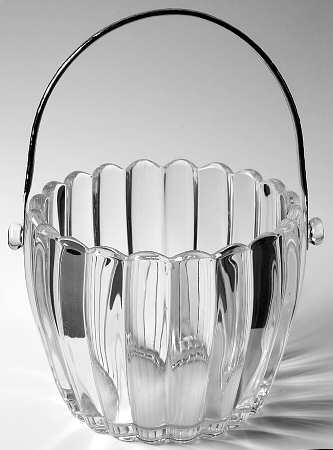 Crystolite (Pressed & Thin Blown) Ice Bucket with Detachable Handle