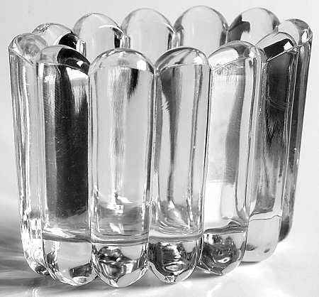 Crystolite (Pressed & Thin Blown) Cigarette Holder, Oval