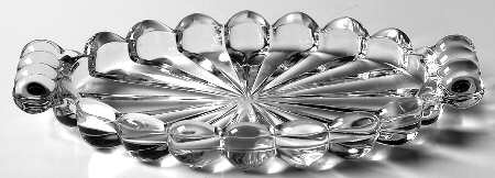 Crystolite (Pressed & Thin Blown) Individual Creamer/Sugar, Tray Only