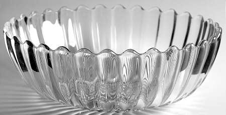 Crystolite (Pressed & Thin Blown) 10" Salad Bowl