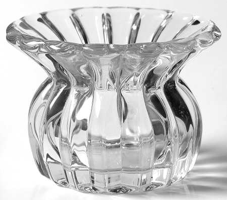 Crystolite (Pressed & Thin Blown) Pansy Vase