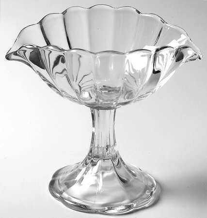 Crystolite (Pressed & Thin Blown) Nut Compote