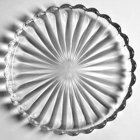 Crystolite (Pressed & Thin Blown) 7" Coupe Salad Plate
