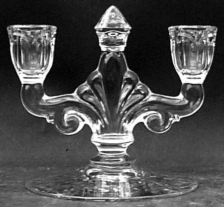 Danish Princess Double Light Candlestick