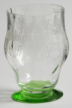 Diana Moongleam Green (Stem 3357) 6 Oz Flat Tumbler