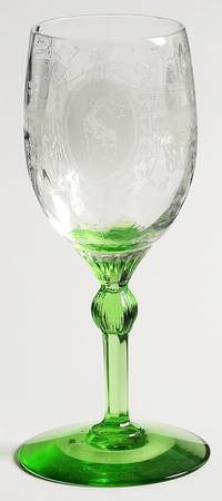 Diana Moongleam Green (Stem 3357) Cordial Glass