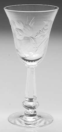Dolly Madison Rose Cordial Glass