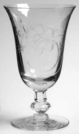 Dolly Madison Rose Low Water Goblet
