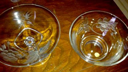 Dolly Madison Rose Footed Mint Dish