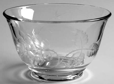 Dolly Madison Rose Mayonnaise Bowl, Bowl Only