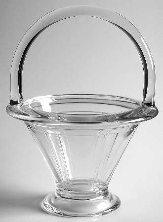 Double Rib and Panel Clear 8" Basket