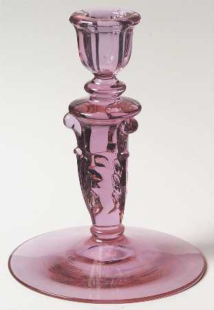 Empress Alexandrite 6" Single Light Candlestick