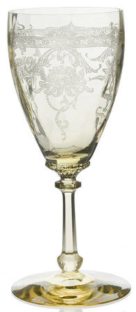 Empress Sahara (Yellow)(Stem 3380) Water Goblet