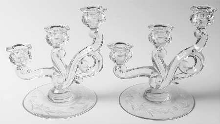 Everglade (Set of 2) 3 Light Candlestick