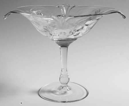 Everglade Oval Compote (Height X Width)