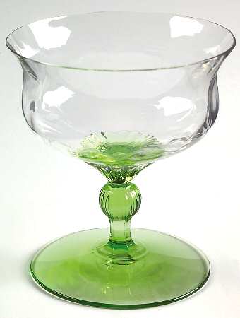Fairacre Moongleam Green Low Sherbet