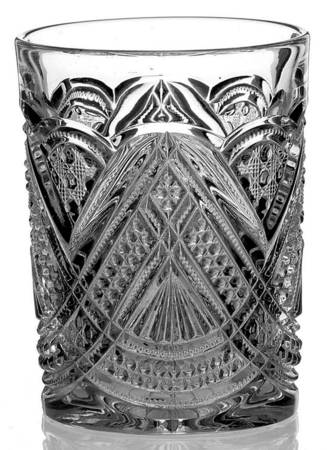 Fancy Loop Clear 8 Oz Flat Tumbler