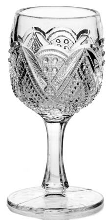 Fancy Loop Clear Sherry Glass