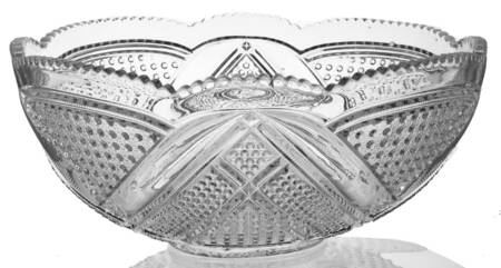 Fancy Loop Clear Punch Bowl
