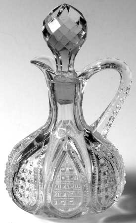 Fancy Loop Clear 4 Oz Cruet & Stopper