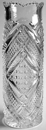 Fancy Loop Clear 10" Straight Vase