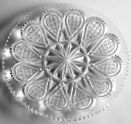 Fancy Loop Clear 8" Salad Plate